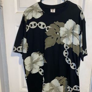 Crooks and castles floral shirt